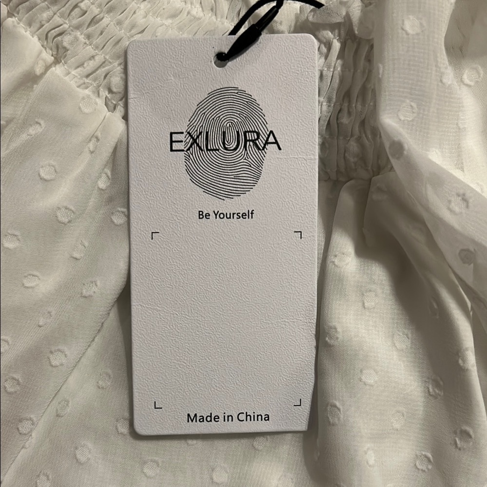 White Kids Dress - Picture 10 of 11